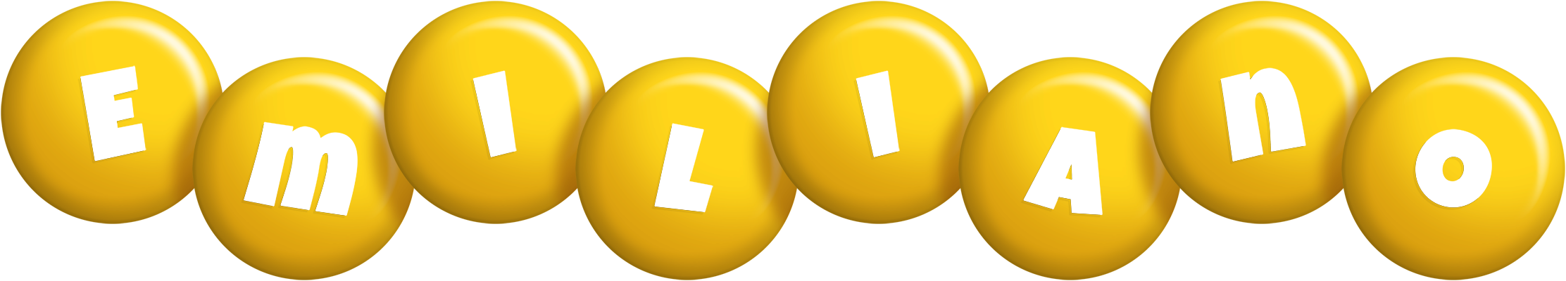 Emiliano candy-yellow logo