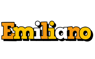 Emiliano cartoon logo
