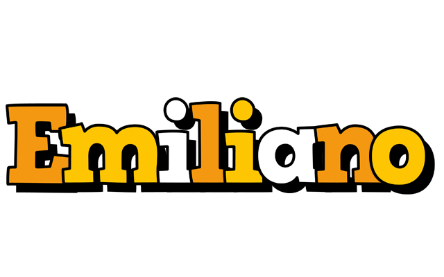 Emiliano cartoon logo