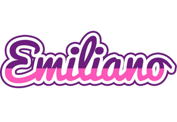 Emiliano cheerful logo
