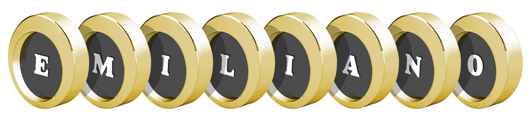 Emiliano gold logo