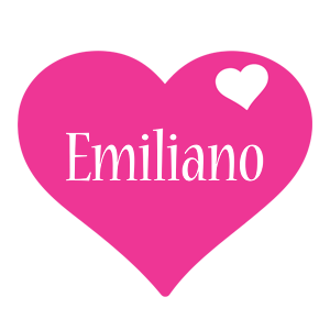 Emiliano love-heart logo