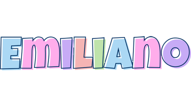 Emiliano pastel logo