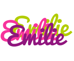 Emilie flowers logo