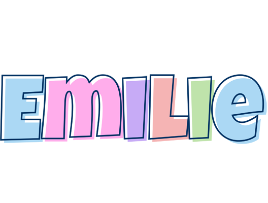 Emilie pastel logo