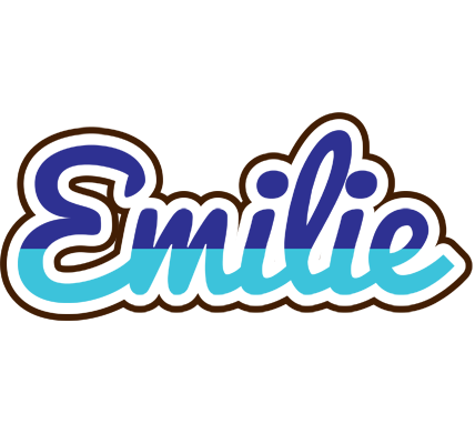 Emilie raining logo