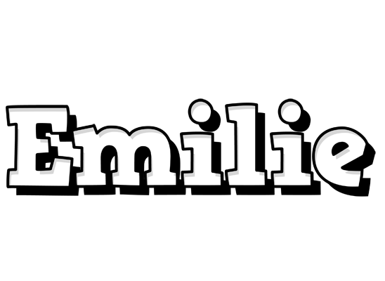 Emilie snowing logo