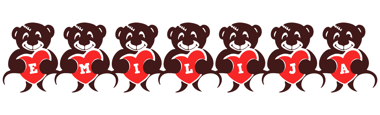 Emilija bear logo