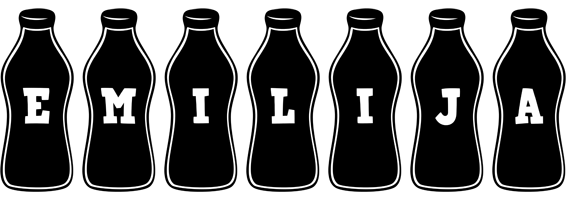 Emilija bottle logo