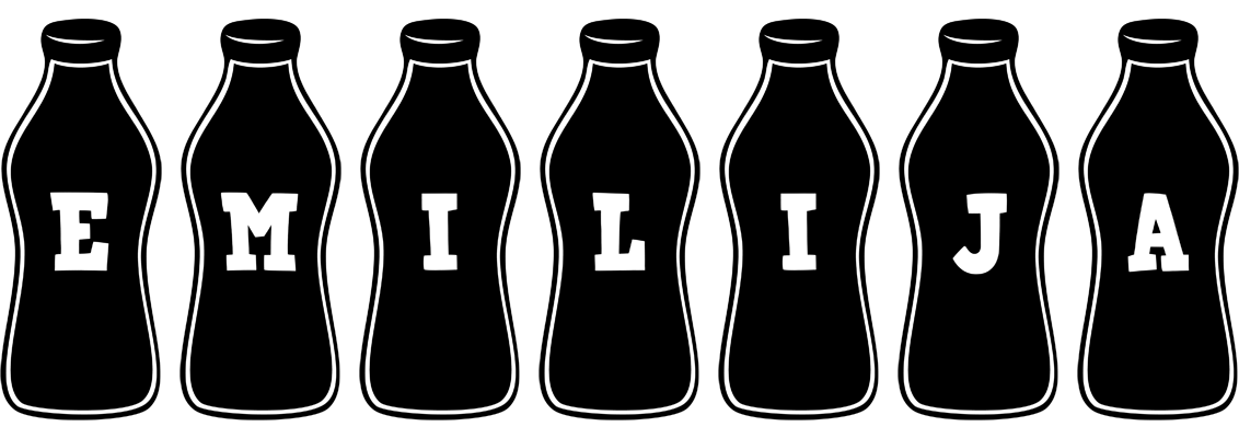 Emilija bottle logo