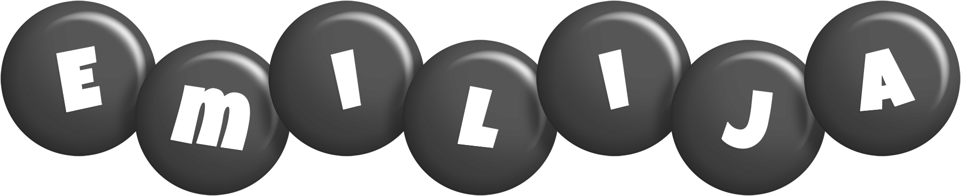 Emilija candy-black logo