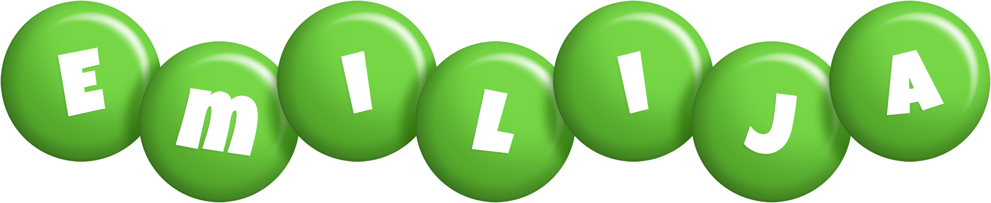 Emilija candy-green logo
