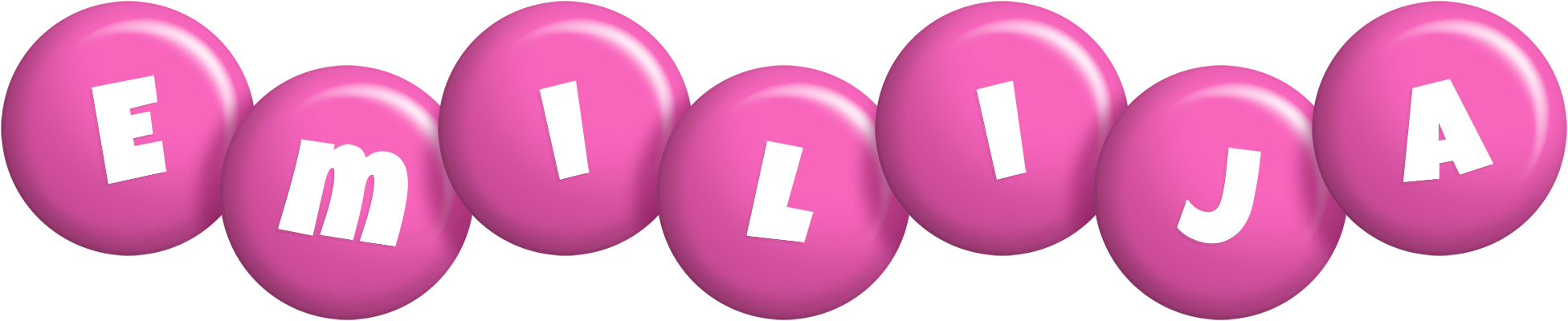 Emilija candy-pink logo