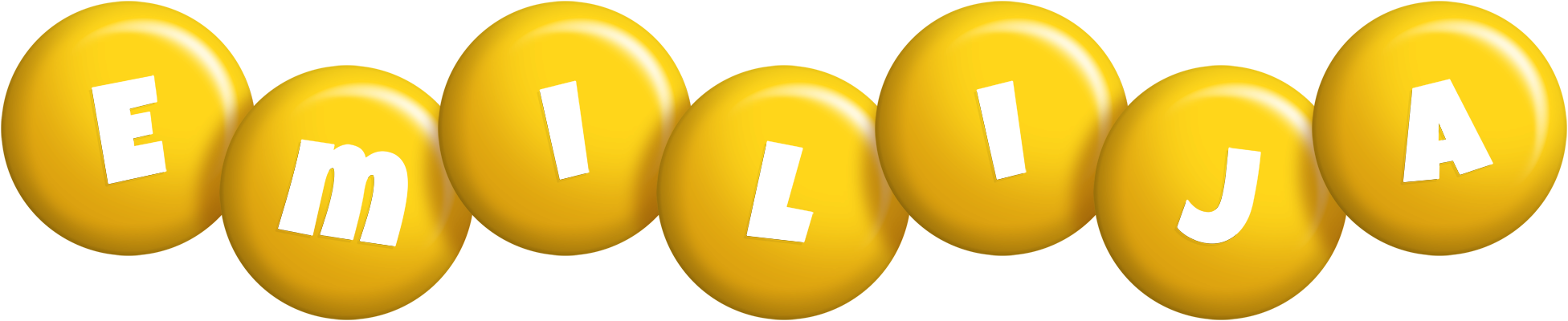 Emilija candy-yellow logo