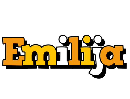 Emilija cartoon logo