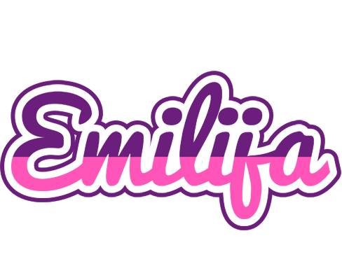 Emilija cheerful logo