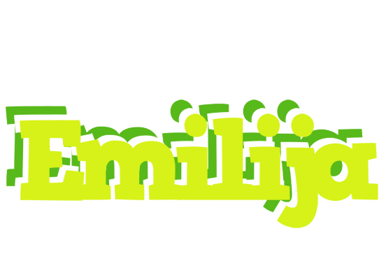 Emilija citrus logo