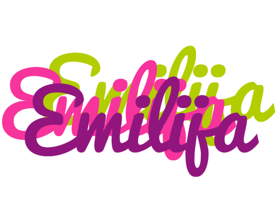 Emilija flowers logo
