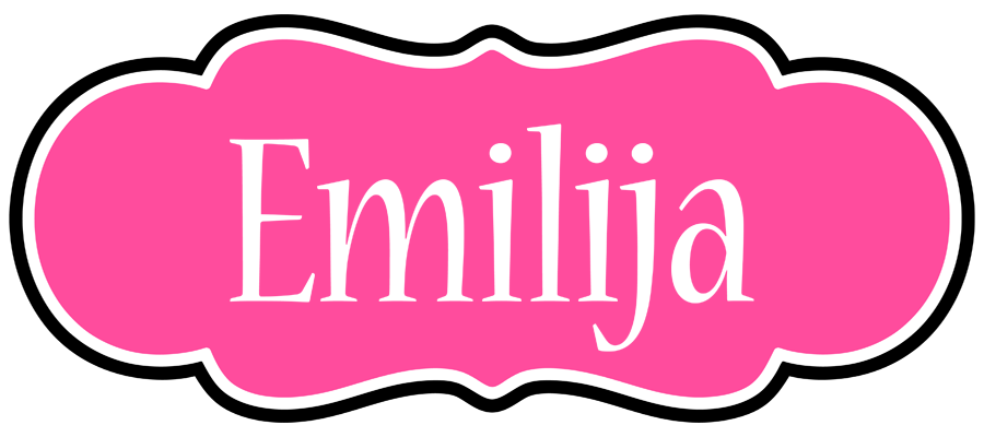 Emilija invitation logo