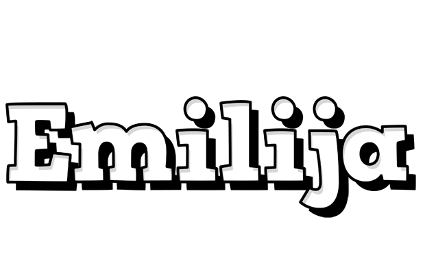 Emilija snowing logo