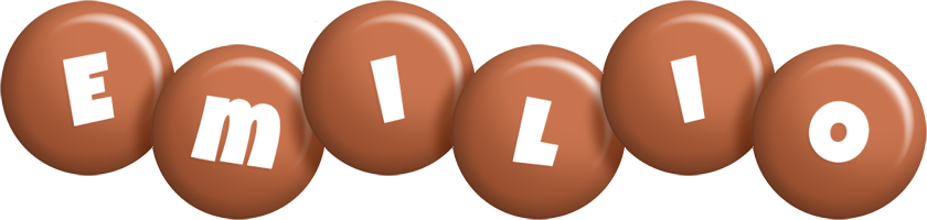 Emilio candy-brown logo