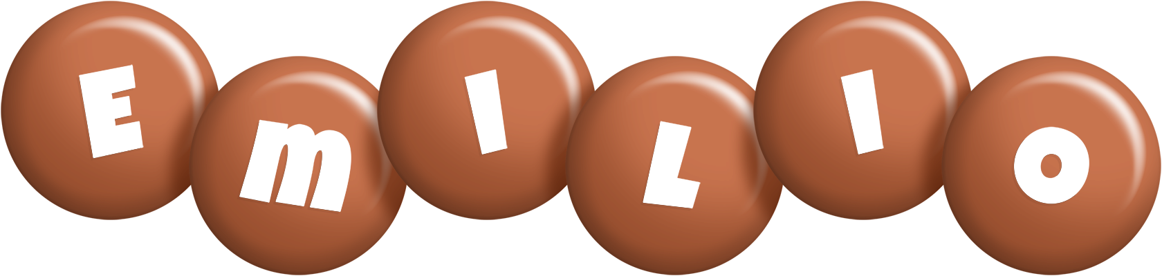 Emilio candy-brown logo