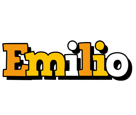 Emilio cartoon logo
