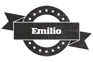 Emilio grunge logo