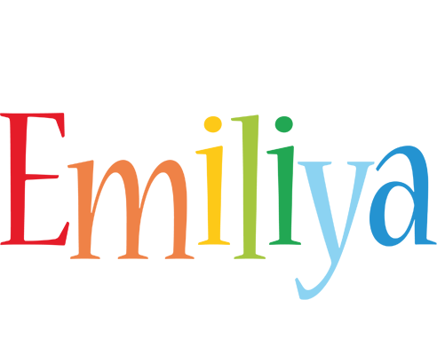 Emiliya birthday logo