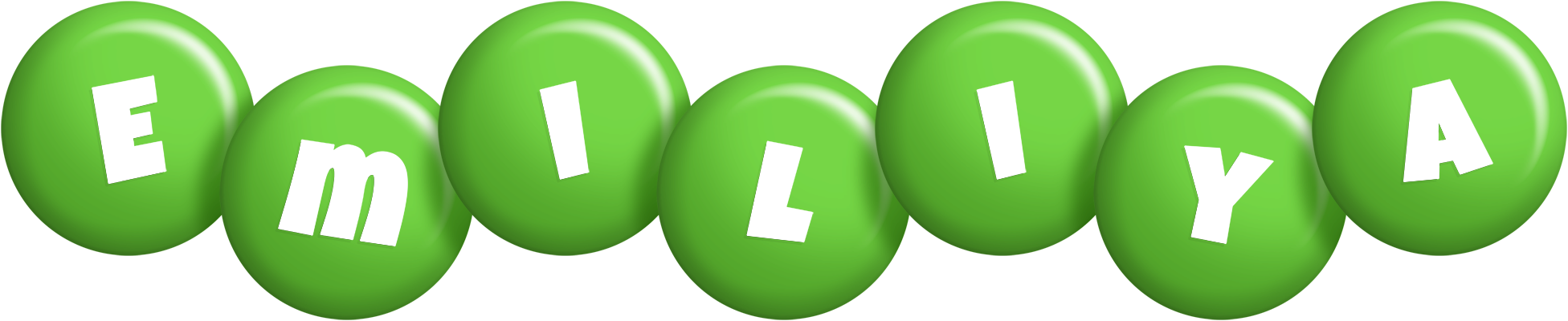 Emiliya candy-green logo