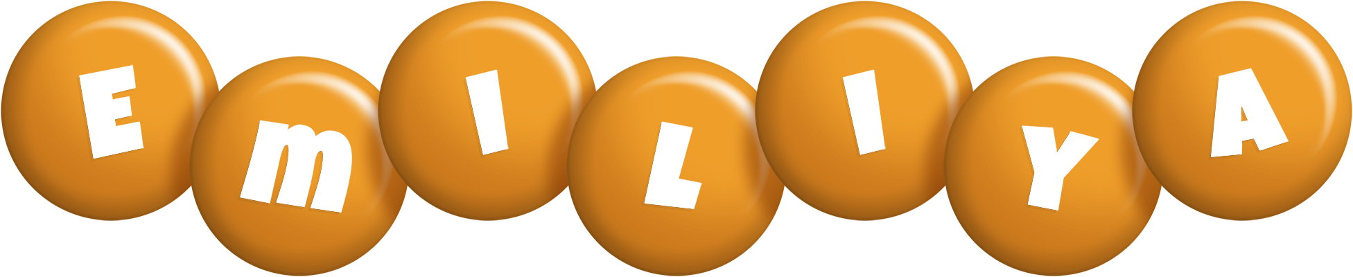 Emiliya candy-orange logo