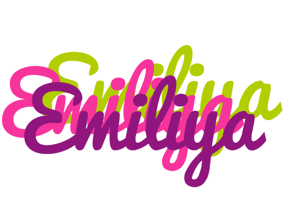 Emiliya flowers logo