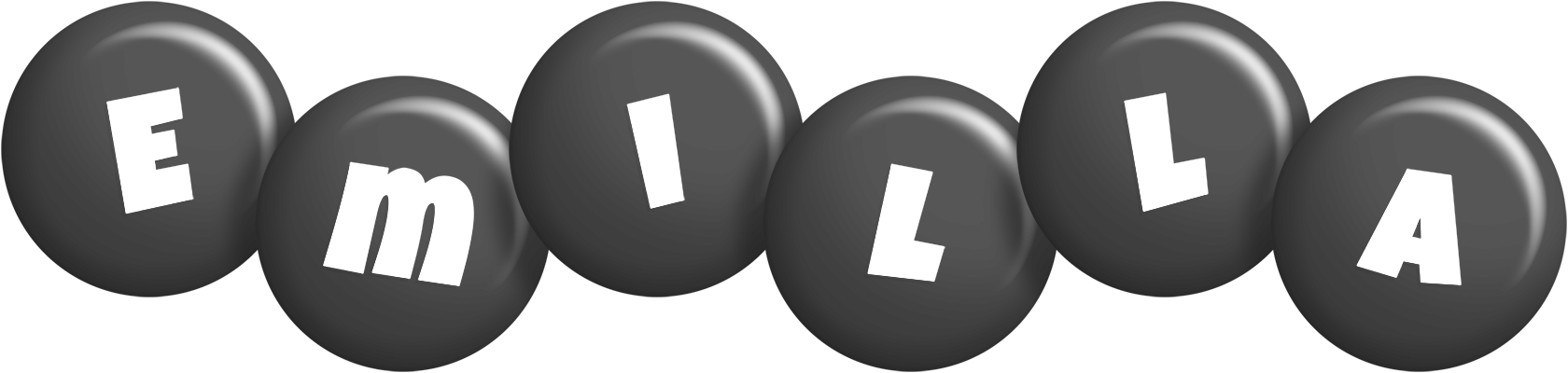 Emilla candy-black logo