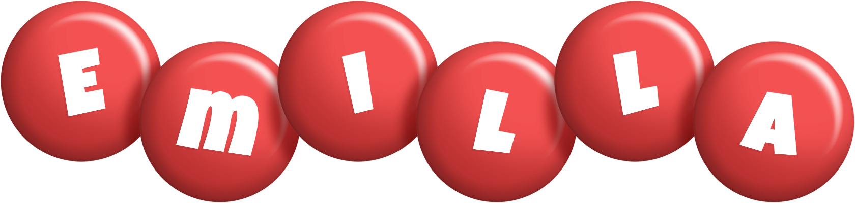 Emilla candy-red logo