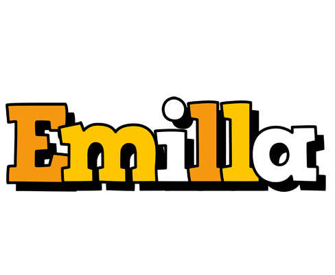 Emilla cartoon logo