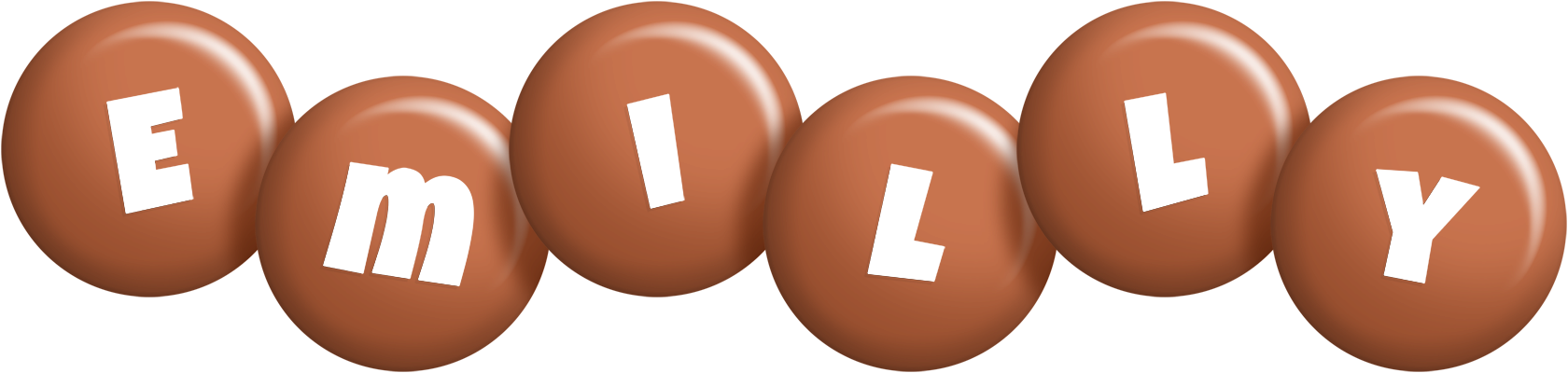 Emilly candy-brown logo