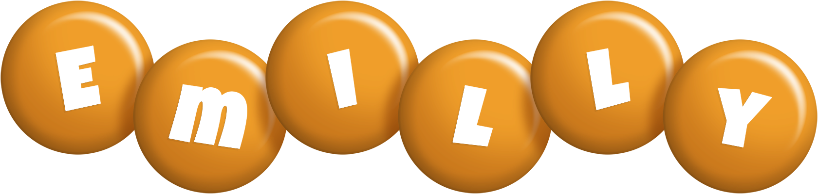 Emilly candy-orange logo