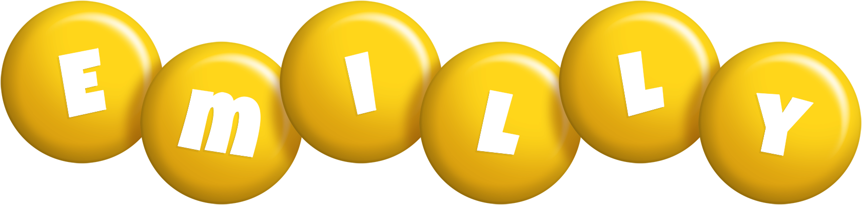 Emilly candy-yellow logo
