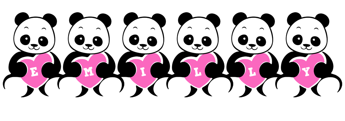 Emilly love-panda logo