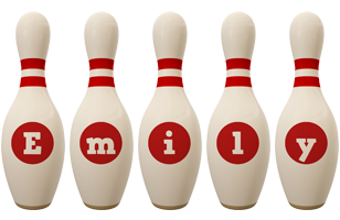Emily bowling-pin logo