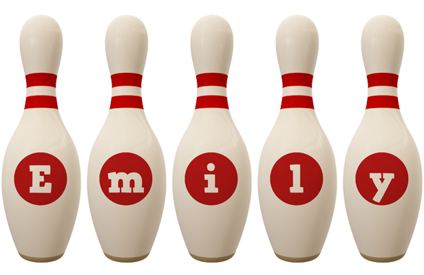 Emily bowling-pin logo