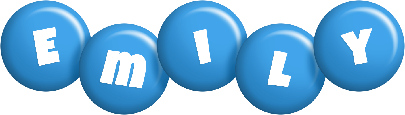 Emily candy-blue logo
