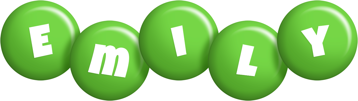 Emily candy-green logo
