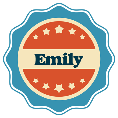 Emily labels logo