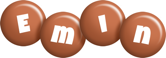 Emin candy-brown logo