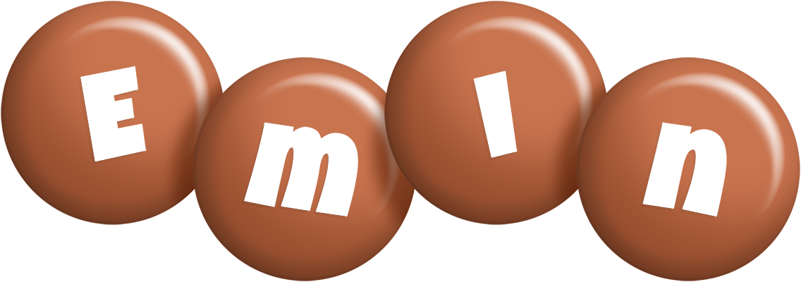 Emin candy-brown logo