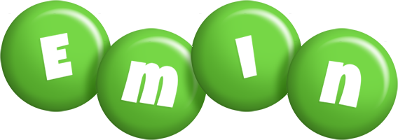 Emin candy-green logo