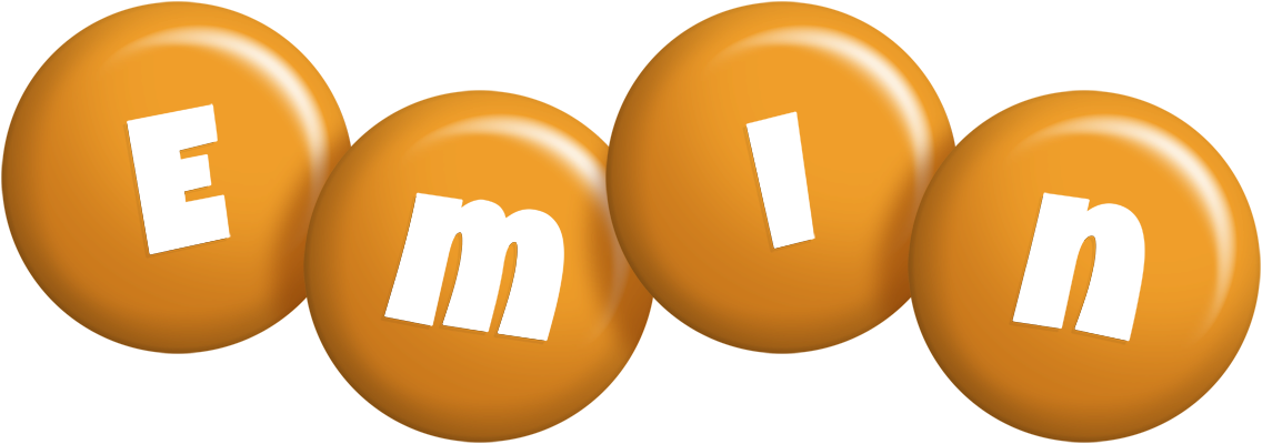 Emin candy-orange logo