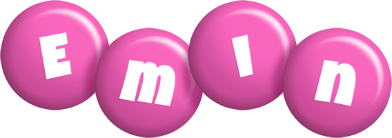 Emin candy-pink logo