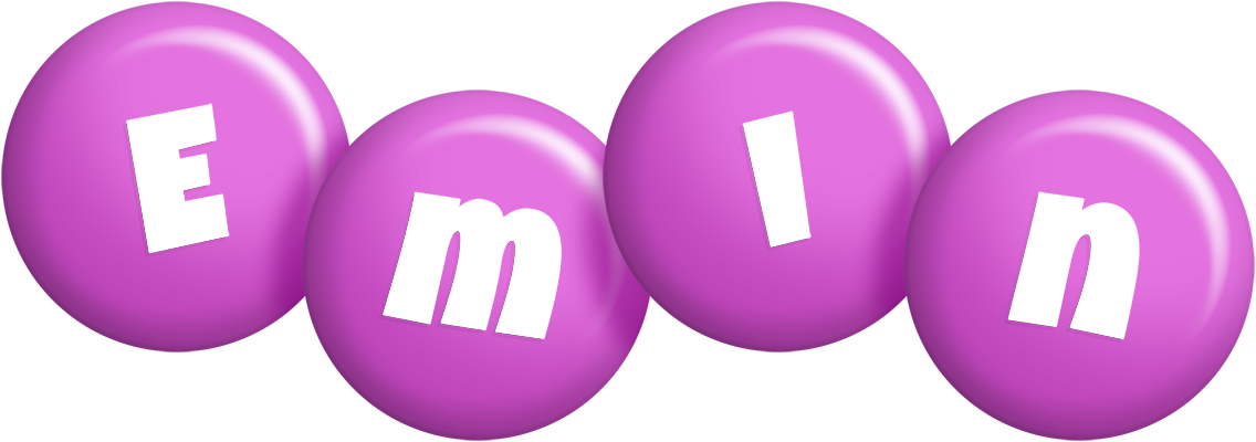 Emin candy-purple logo